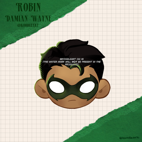 Robin | Damian Wayne Acrylic Phonecharm