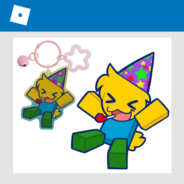 Chibi Poob! | Glitter Epoxy Keychain