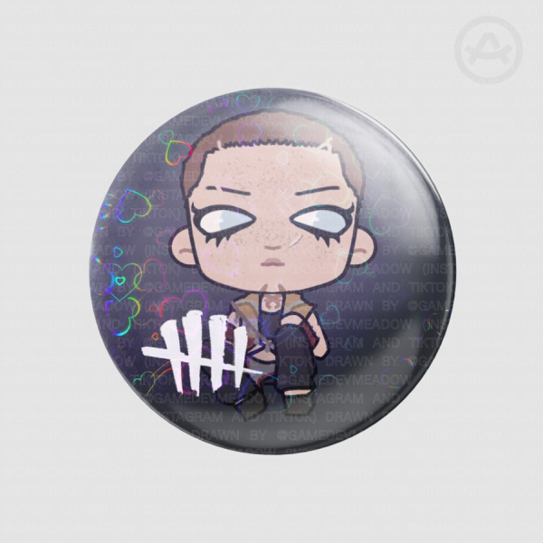 Taurie Cain Dead by Daylight - Chibu Badge (Holo Heart)