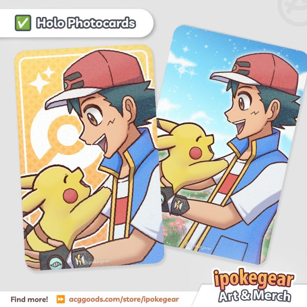 Ash Pikachu (Photocards)