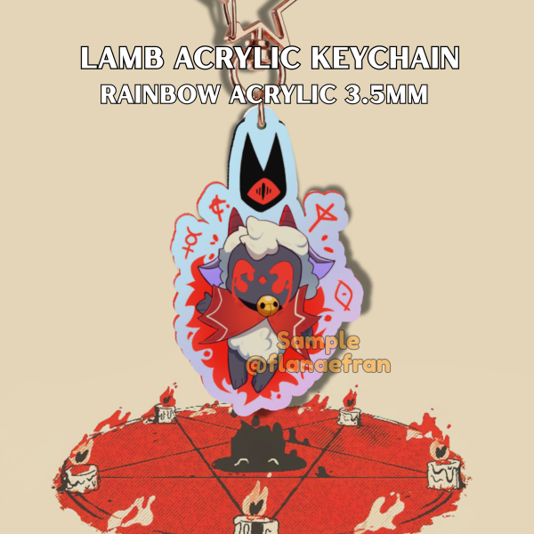 [COTL] Lamb Acrylic Keychain