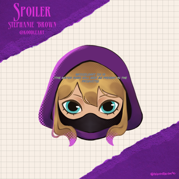 Spoiler | Stephanie Brown Acrylic Phonecharm