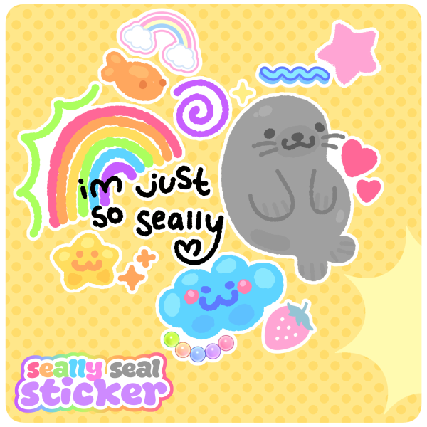 💙 i'm just so seally - STICKER
