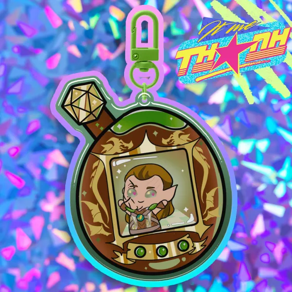 Halsin Tamagotchi BG3 Keychains