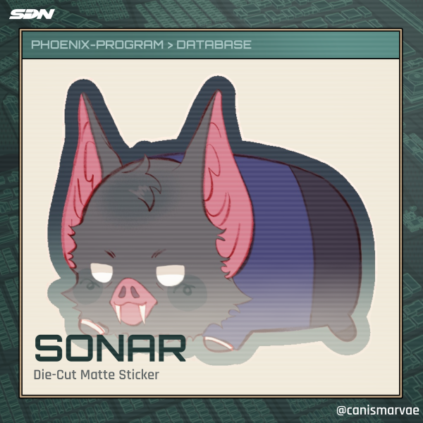 Sonar (Dispatch) Tsum Die-Cut Matte Sticker