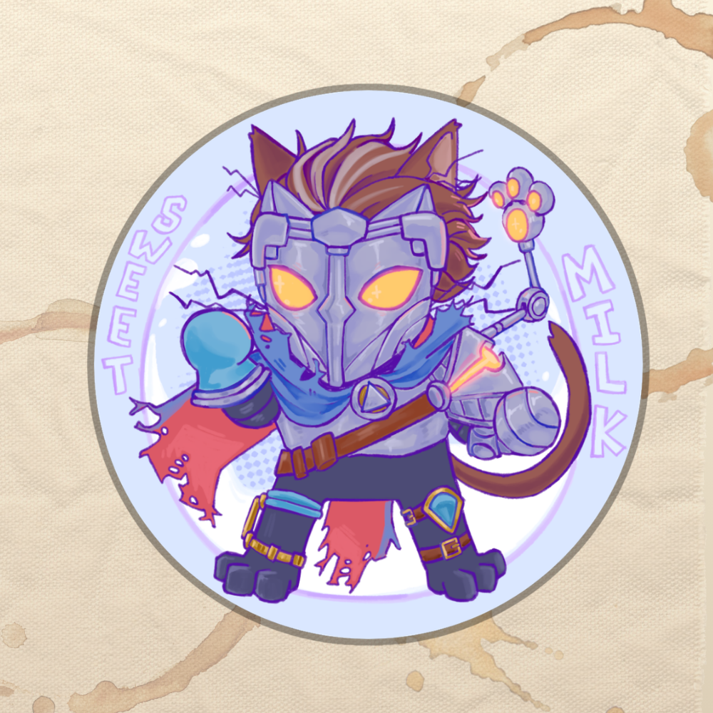 Sweetmilk Viktor Button