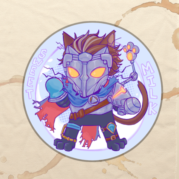Sweetmilk Viktor Button
