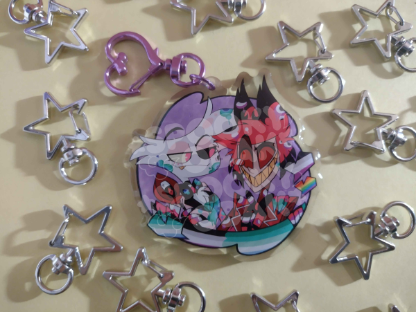 RadioDust Pride Keychain