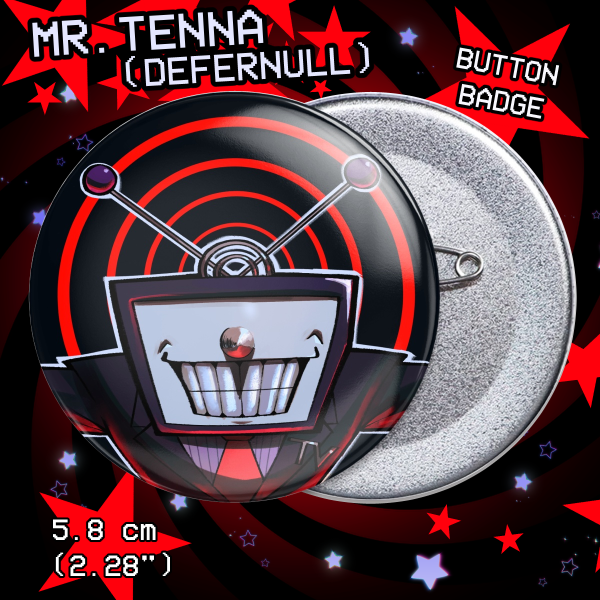 Defernull Tenna Button Badge