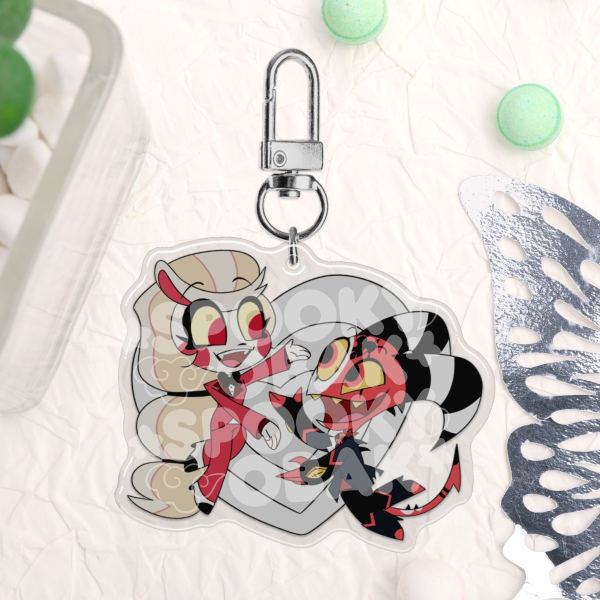 Hellaverse Crossover Keychain!