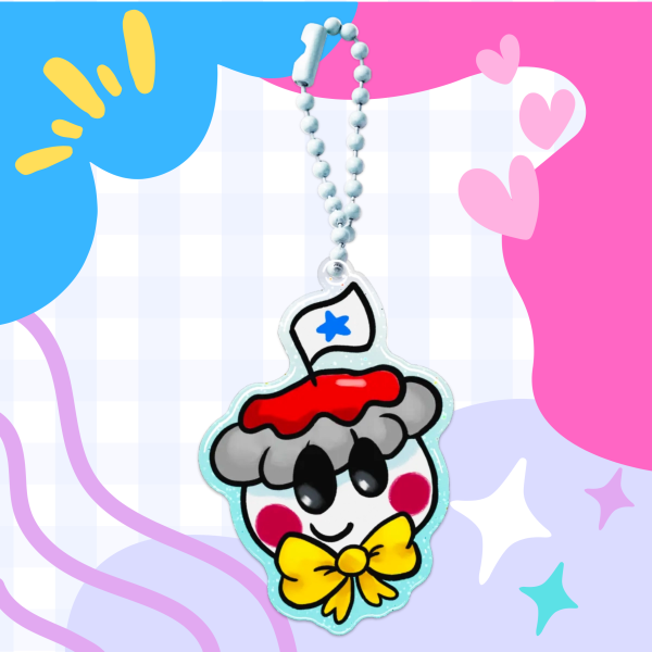 Williamtchi head Acrylic Keychain