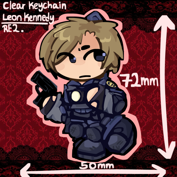 Leon Kennedy Acrylic Keychains RE2