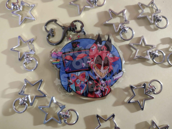 RadioStatic Pride Keychain