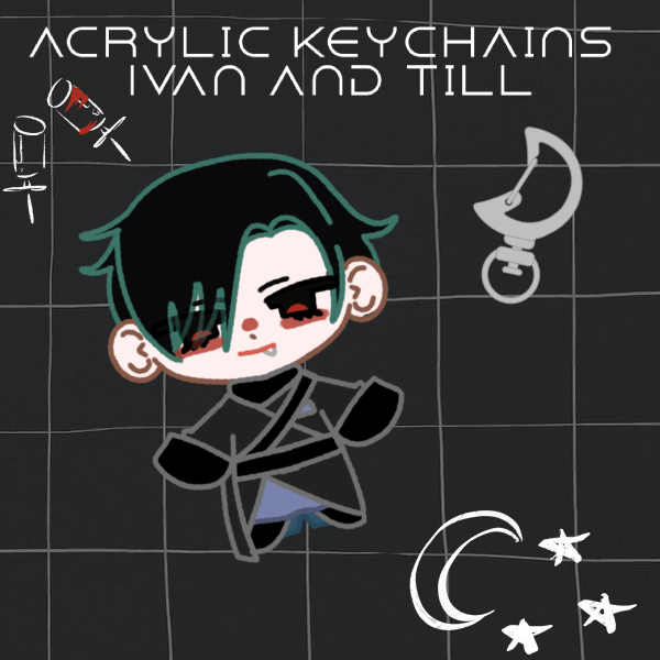 Ivan keychain- Alien Stage