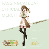 【Passingcatloaf Official Merch】Ryenna 1.0 Acrylic Standee