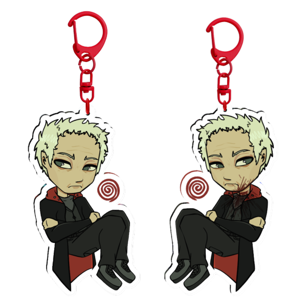 John Kramer Saw Double Sided Clear Acrylic Keychains