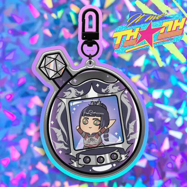 Shadowheart Tamagotchi BG3 Keychains