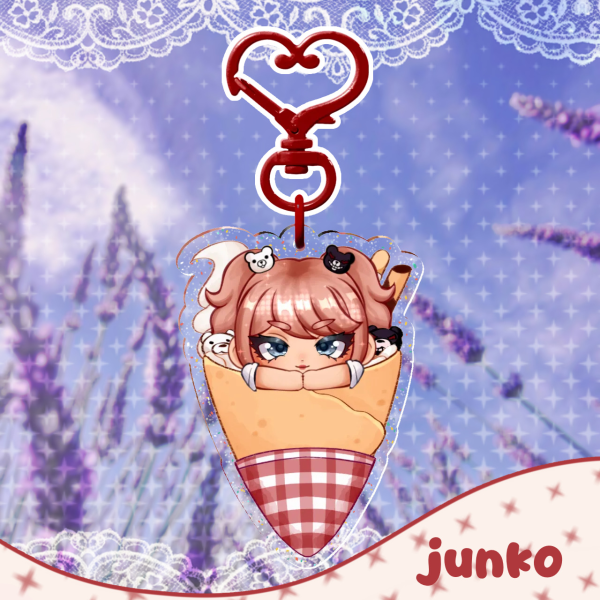 junko crepe acrylic keychain ⋆ danganronpa