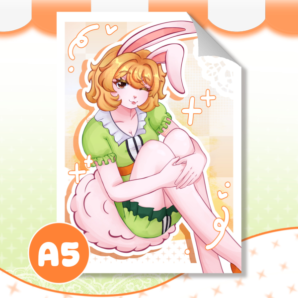carrot A5 print ⋆ one piece