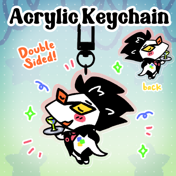 Swatch Acrylic Keychain - [Deltarune]