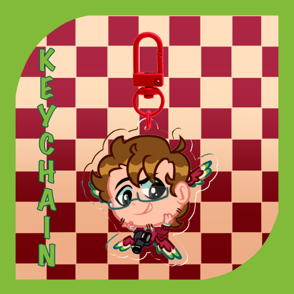 Grian Clear Acrylic Keychain