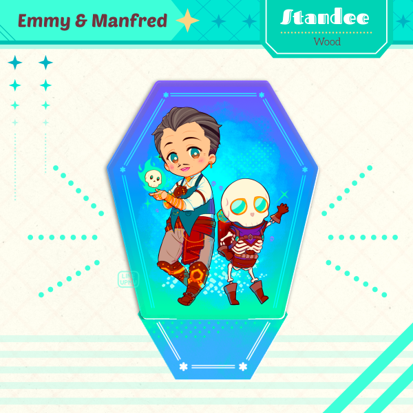 Emmrich and Manfred - Pocket duo (wood standee)