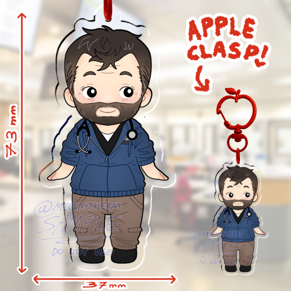 The Pitt | Robby Sonny Angel | Clear Acrylic Keychains