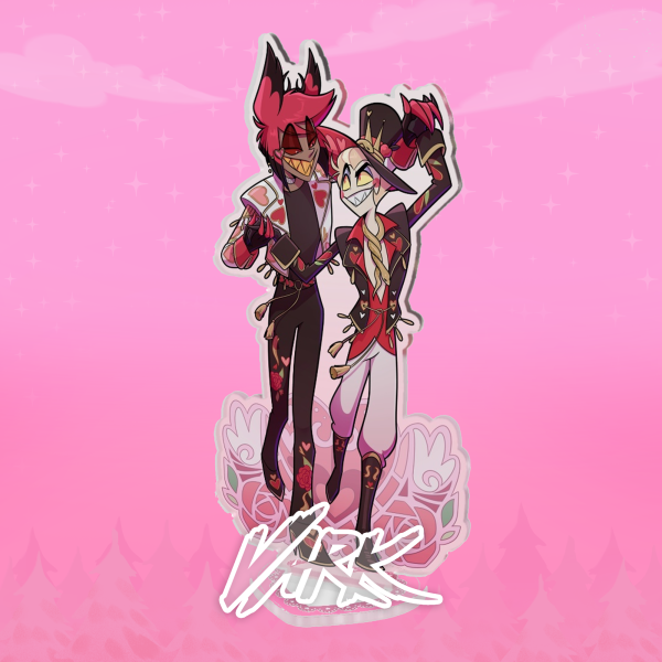 Colored Edge Acrylic Standees