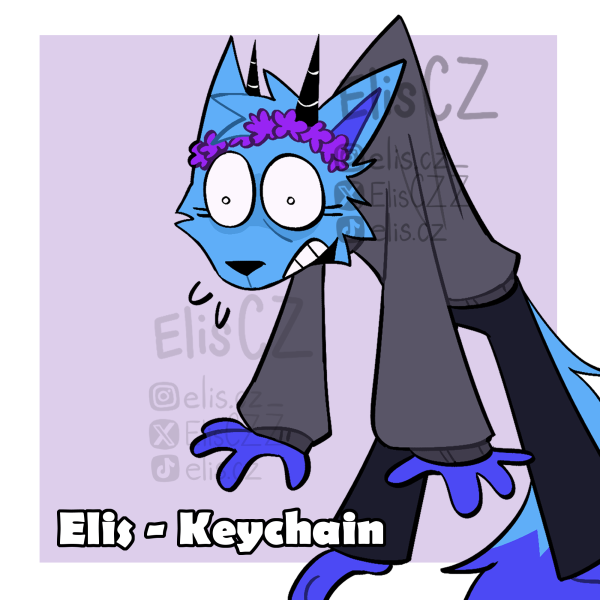 Elis Acrylic Keychain