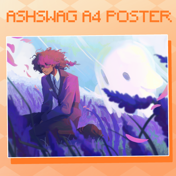QSMP  Ashswag A4 Poster