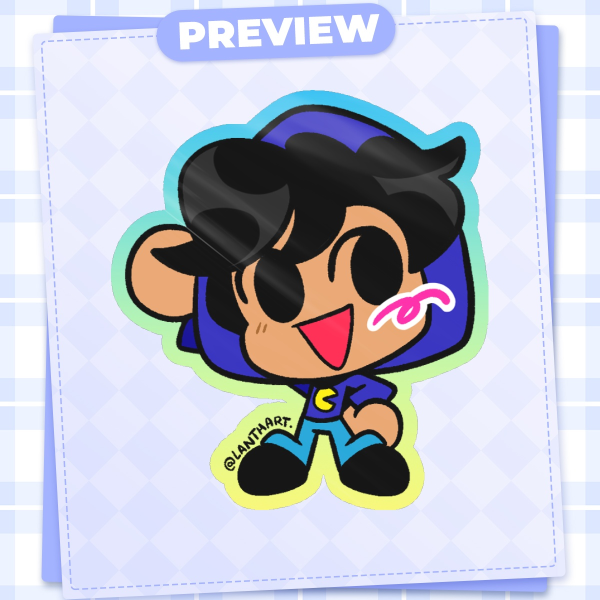 Chibi Pac sticker
