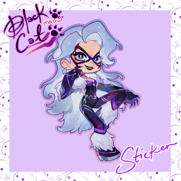 Black Cat Sticker