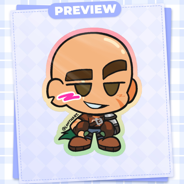 Chibi Fit sticker