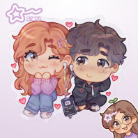 Stella & Michele ᯓ★ Sticker