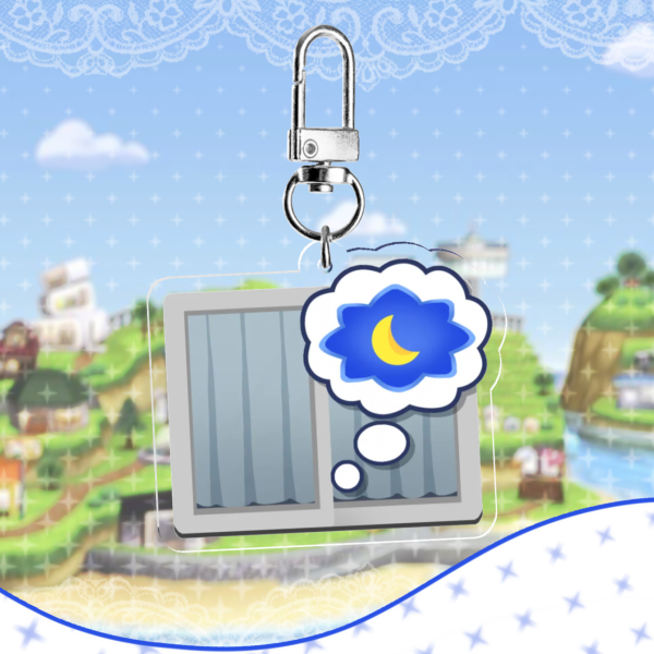 mii apartments dreaming acrylic keychain ⋆ tomodachi life
