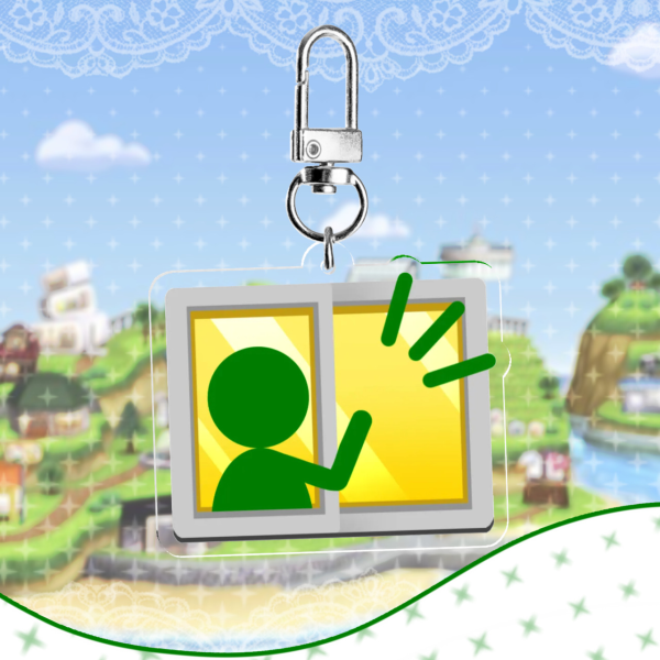 mii apartments playful acrylic keychain ⋆ tomodachi life