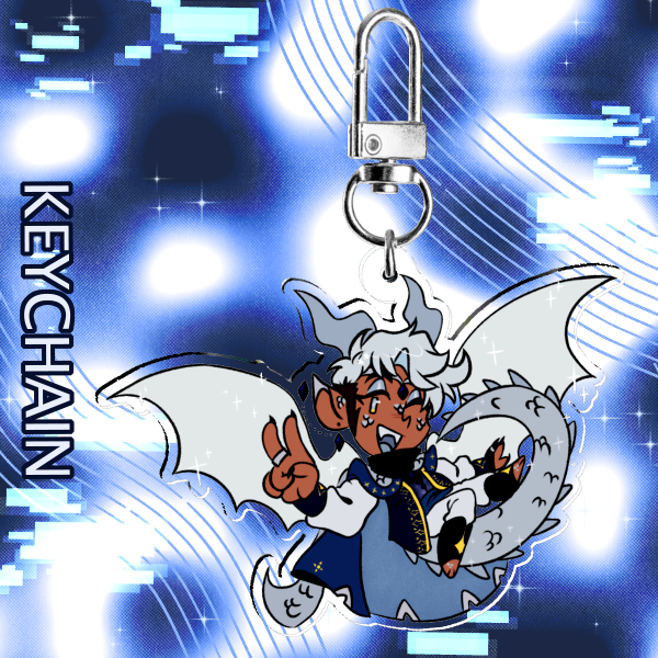 ✦ Bahamut Acrylic Keychain