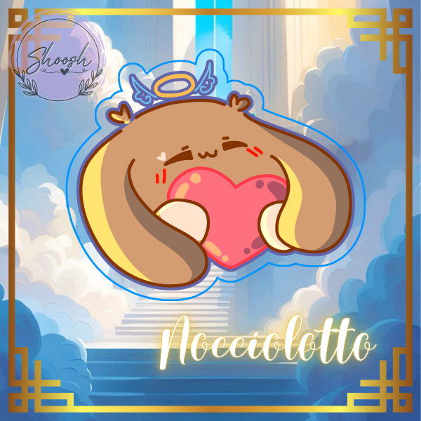 Nocciolotto Clear PET Vinyl Die Cut Stickers