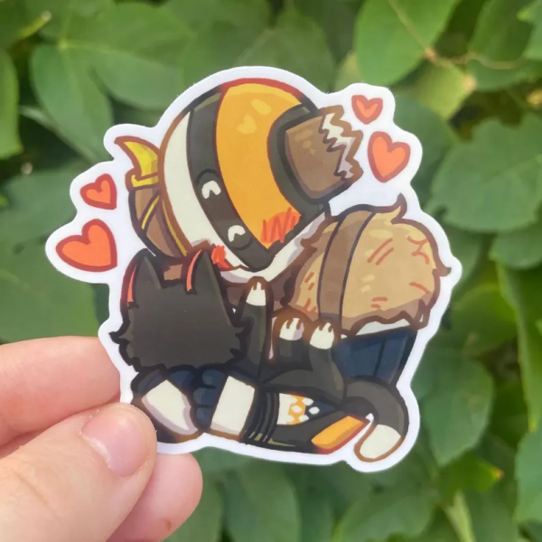 Lord Shaxx + Kitty Sticker || Destiny 2