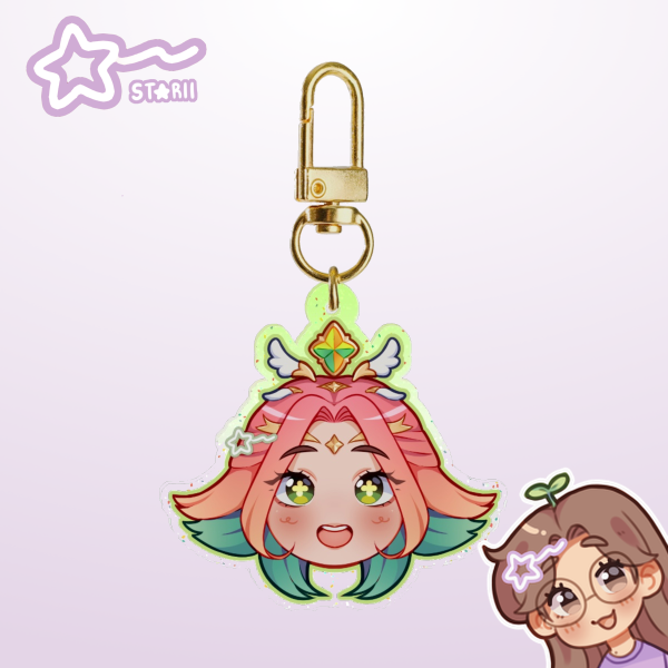 Star Guardian Neeko ᯓ★ Glitter Acrylic Keychain