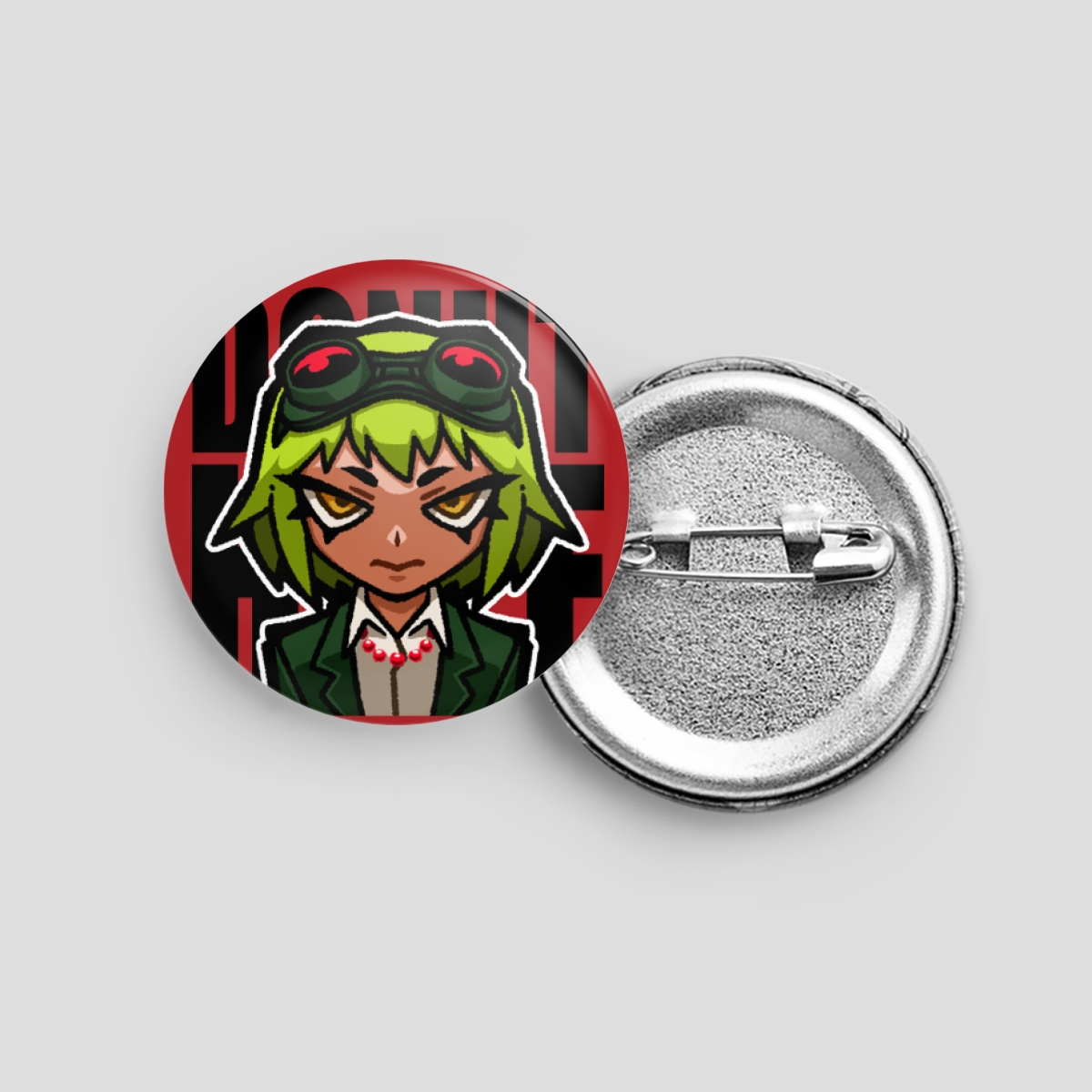 [ Vocaloid ] Donut Hole Gumi 1.25" Pin