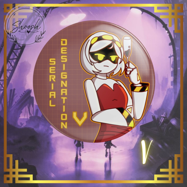 V Murderdrone Round Badges (Button Pins)