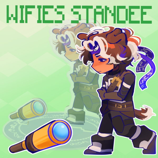Wifies Double Insert Acrylic Standee