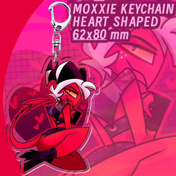 HEART SHAPED | Moxxie keychain