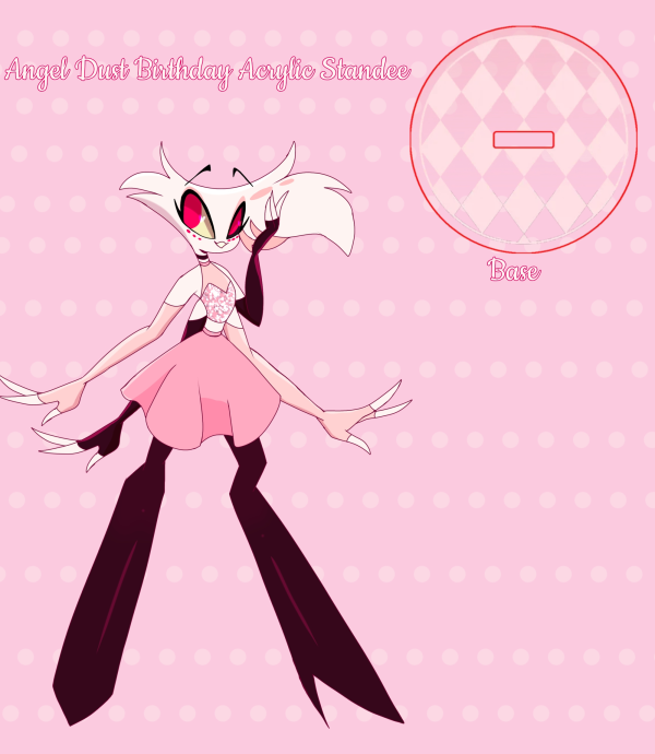 Angel Dust Birthday Acrylic Standee