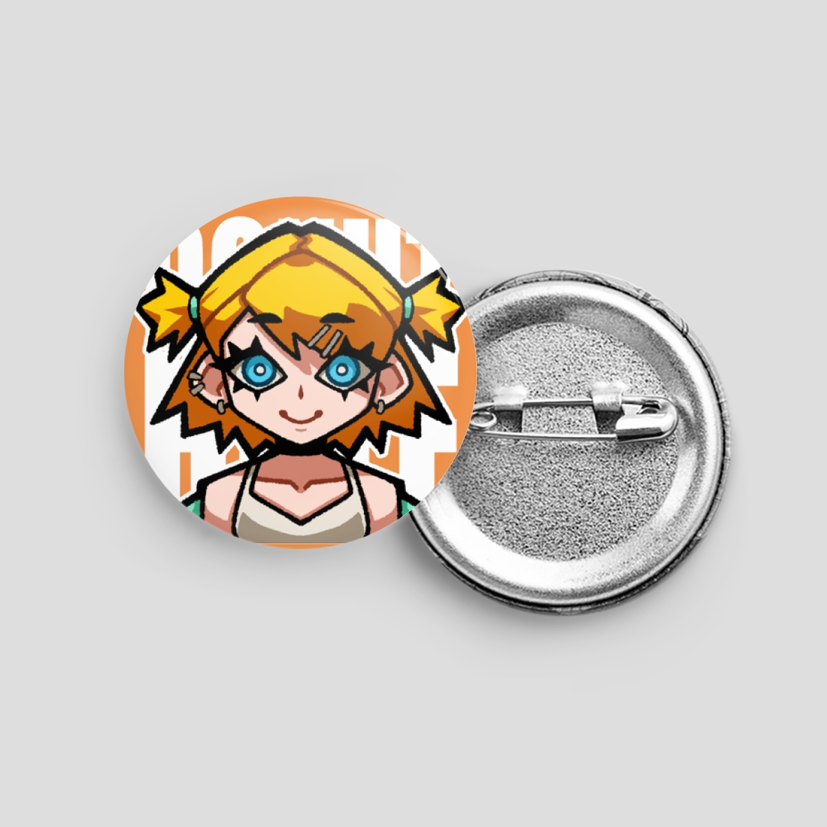 [ Vocaloid ] Donut Hole Rin 1.25" Pin
