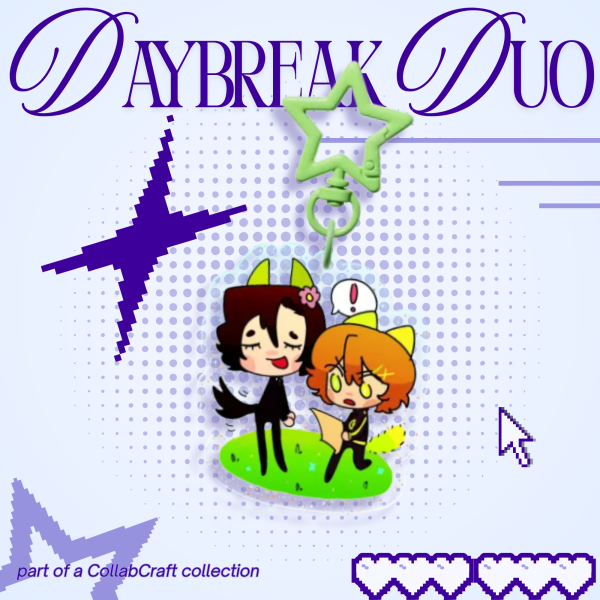 Daybreak Duo Keychain