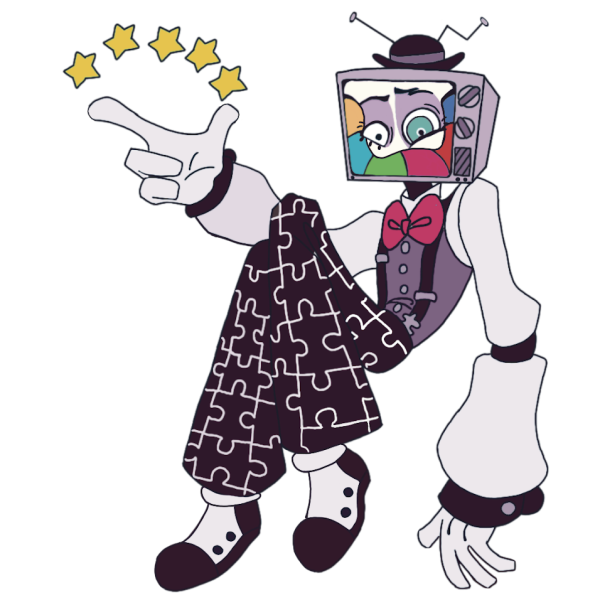 Mr. Puzzles Calling All Villains Keychain