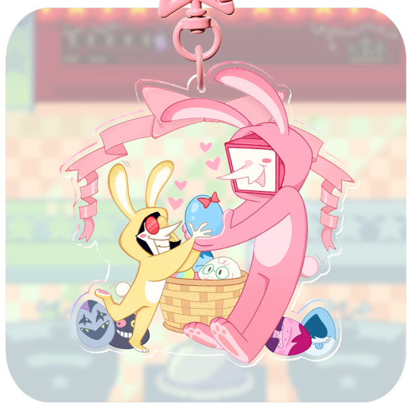 Easter SpamTenna Keychain🐇💕