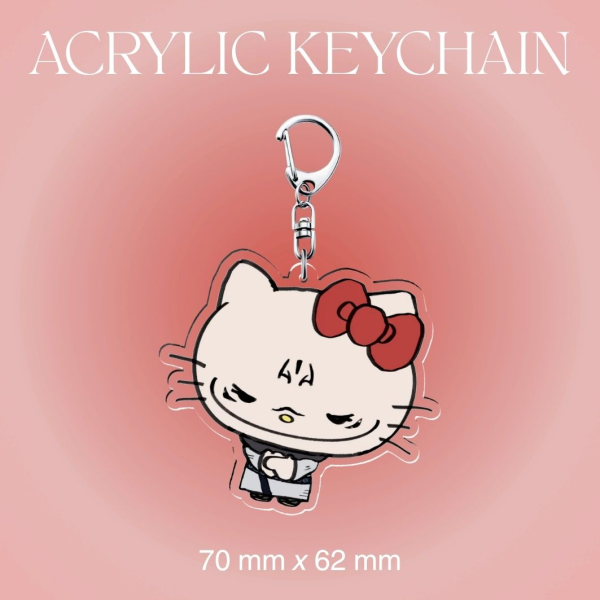 Sukuna Hello Kitty Acrylic Keychain